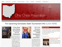 Tablet Screenshot of ohchess.org
